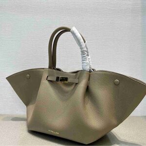 Demellier women's gray tote bag